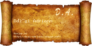 Dégi Adrienn névjegykártya